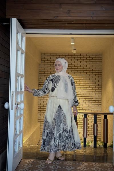 Arya Etekli Takım Siyah Beyaz